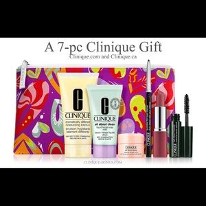 BRAND NEW! Clinique 7-pc gift set